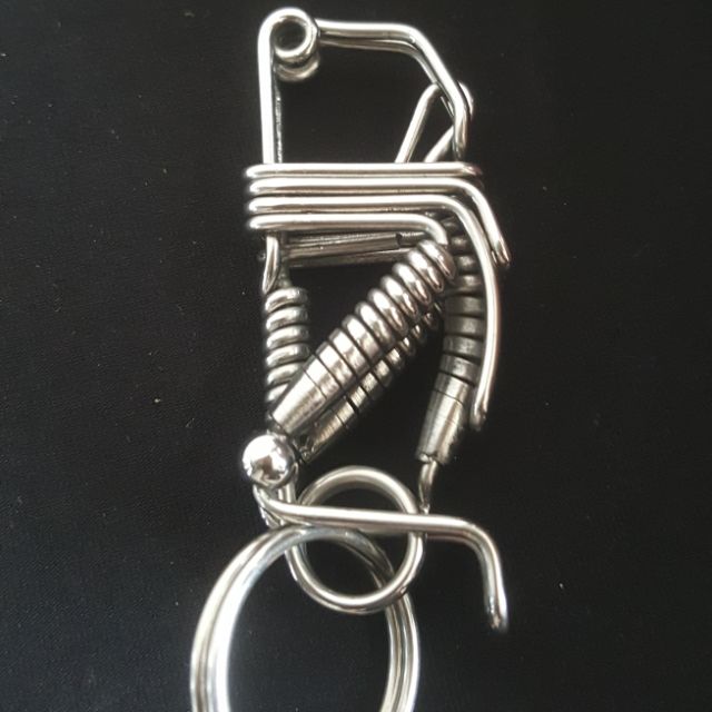 Móc khóa dễ mèn phiêu lưu full inox