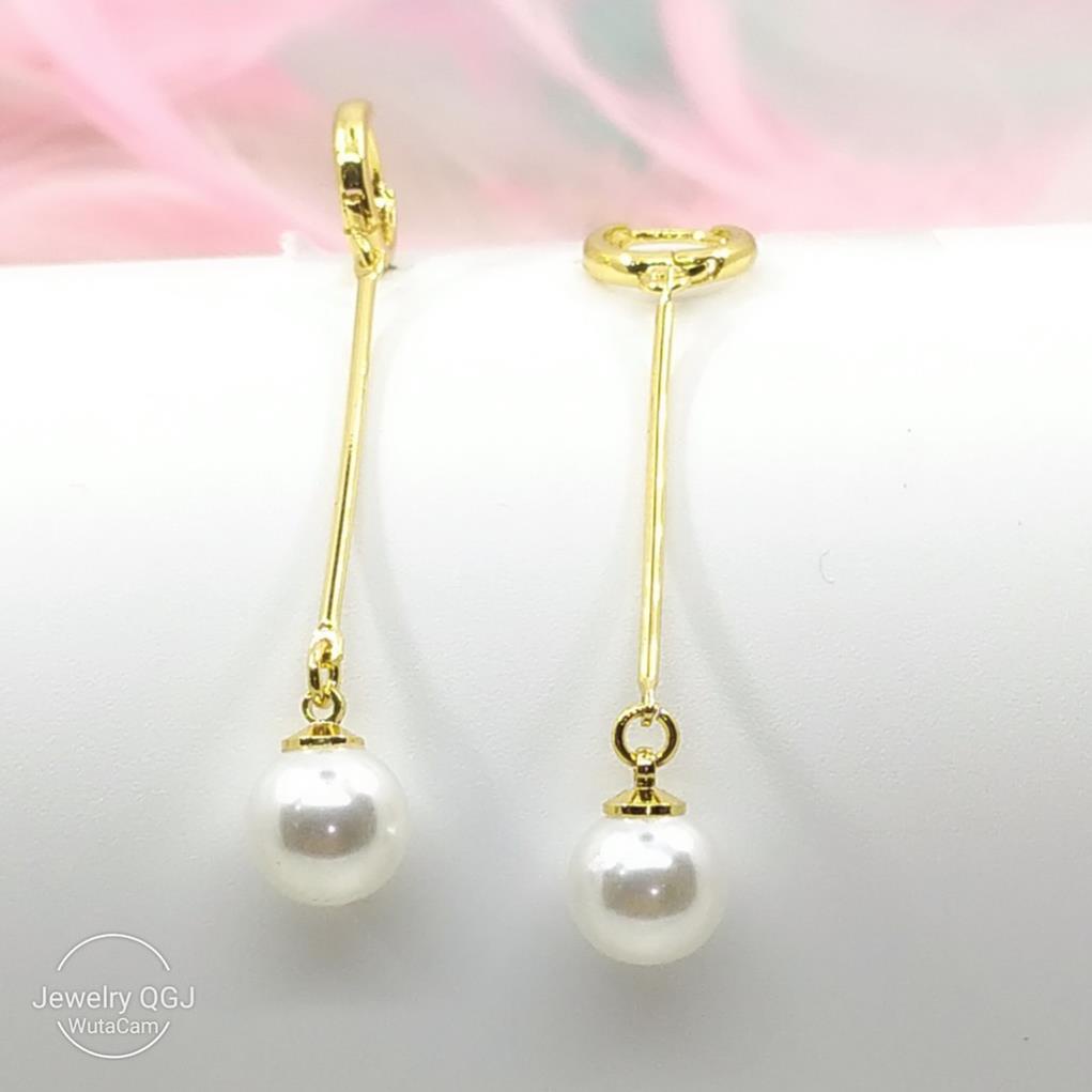 Bông tai bạc 925 Dáng dài nhỏ nhắn xinh xắn ANTA Jewelry ATJ3097