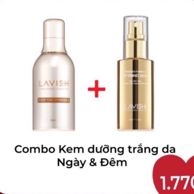 [ HÀNG CHÍNH HÃNG ] Cặp đôi dưỡng trắng face ngày và đêm Lavish H baby - Korea | BigBuy360 - bigbuy360.vn