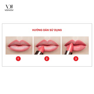Son môi VDIVOV Lip Cut Rouge 3.8g