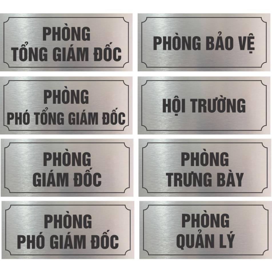 Bảng - Biển phòng ban, Giám đốc, Hành chính, kế toán, Nhân sự cao cấp