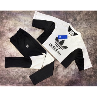 Quần legging Adidas xanh lá[full tag code]