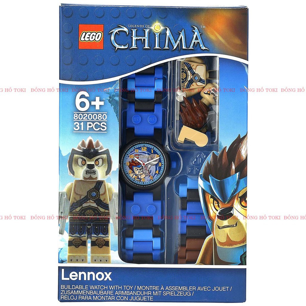 Đồng hồ trẻ em LEGO CHIMA 8020080 lắp ghép nhựa cao cấp