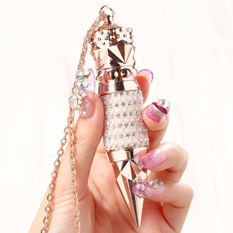 Son lì Agag ba màu trang điểm mềm mại thiết kế vỏ hình quyền trượng hoàng hậu cho nữ