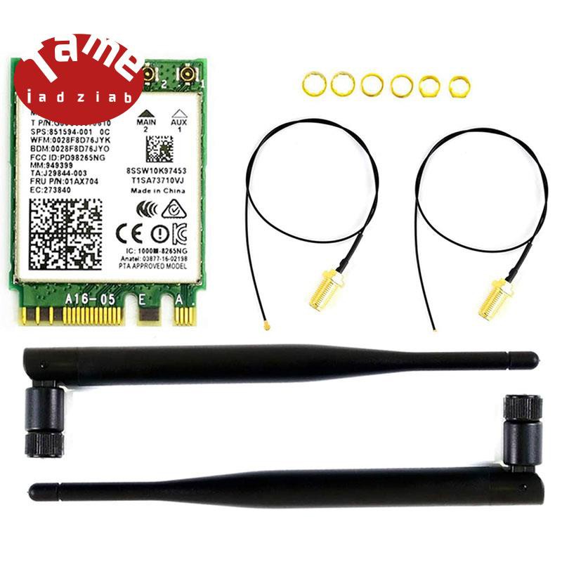 Thiết Bị Wifi Không Dây E Intel Ac8265 2.4ghz / 5ghz Wifi Và Bluetooth 4.2 Cho Jetson Nano