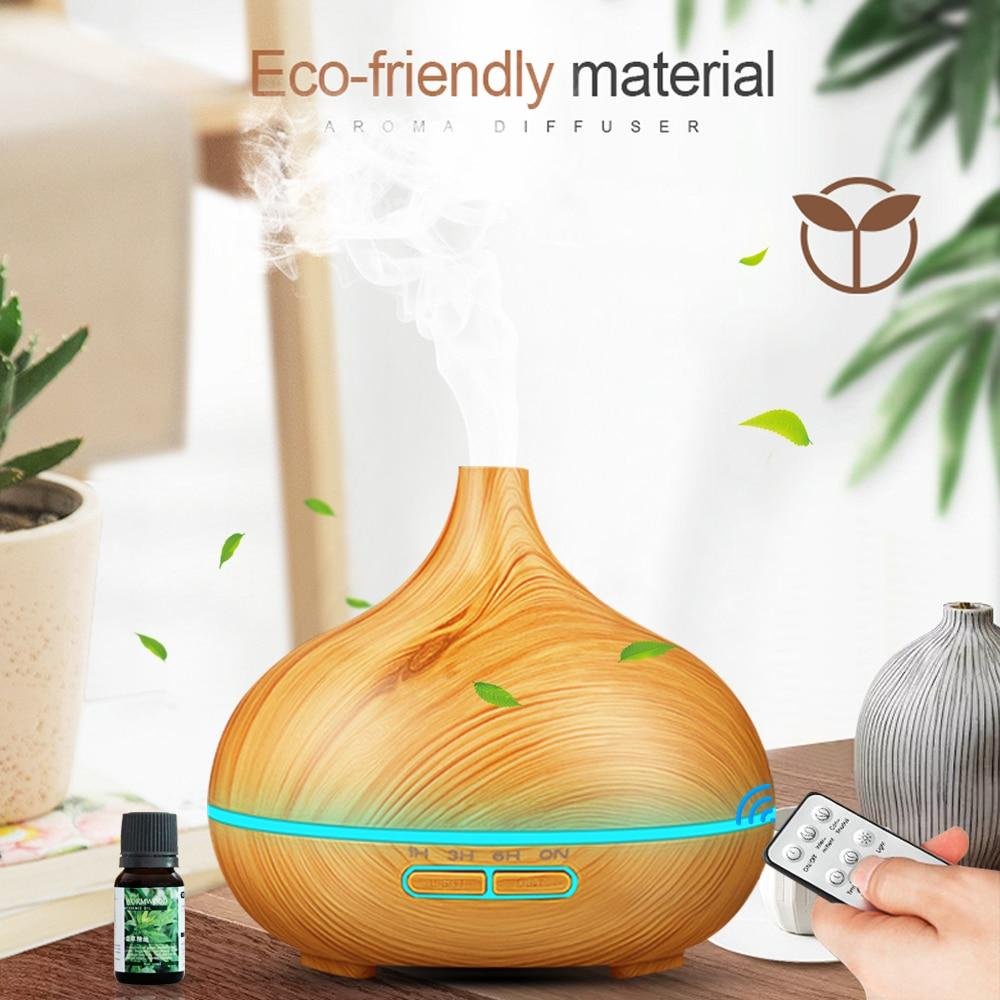 Máy Khuếch Tán Máy Xông Tinh Dầu Phòng Ngủ Cỡ Lớn 550ml Phun Tinh Dầu Tạo Hương Thơm Nhà Cửa Đuổi Muỗi Khử Vi Khuẩn