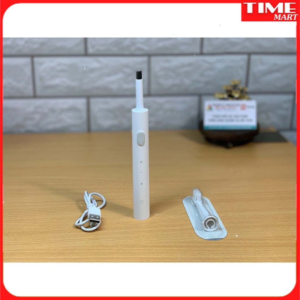[CHÍNH HÃNG] Bàn chải pin sạc thông minh Xiaomi Mijia T100 . Chống nước IPX7  [TIME_MART siêu thị tiện ích gia đình]
