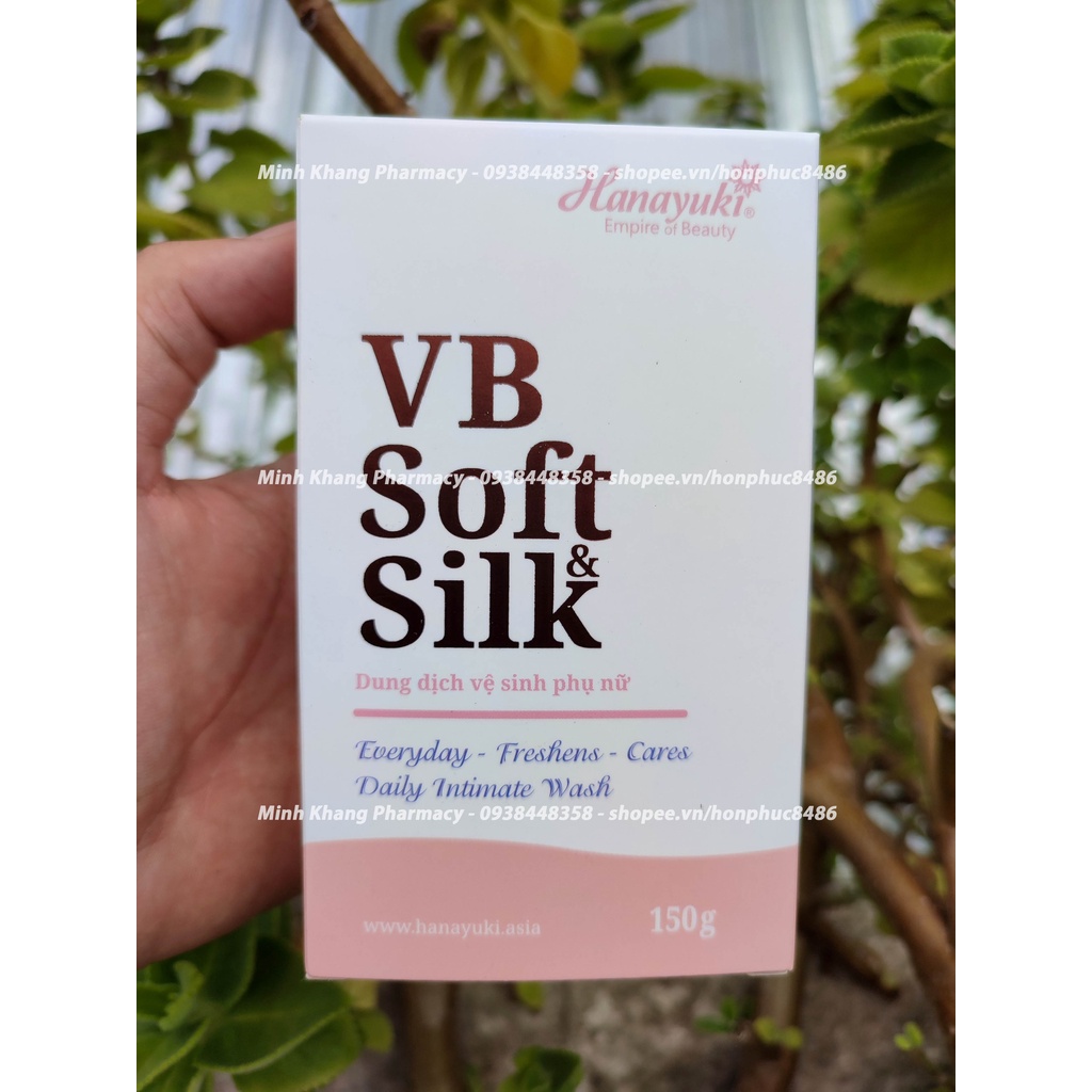 Dung dịch vệ sinh phụ nữ Hana Soft &amp; Silk 150ml ⚡Chính Hãng⚡