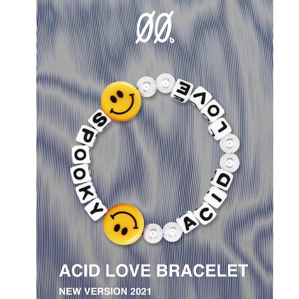 Vòng Tay Chữ Mặt Cười - Acid Love Bracelet