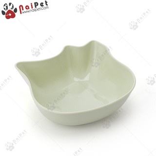 Bát Ăn Uống Hình Mặt Mèo Cho Chó Mèo BAU036