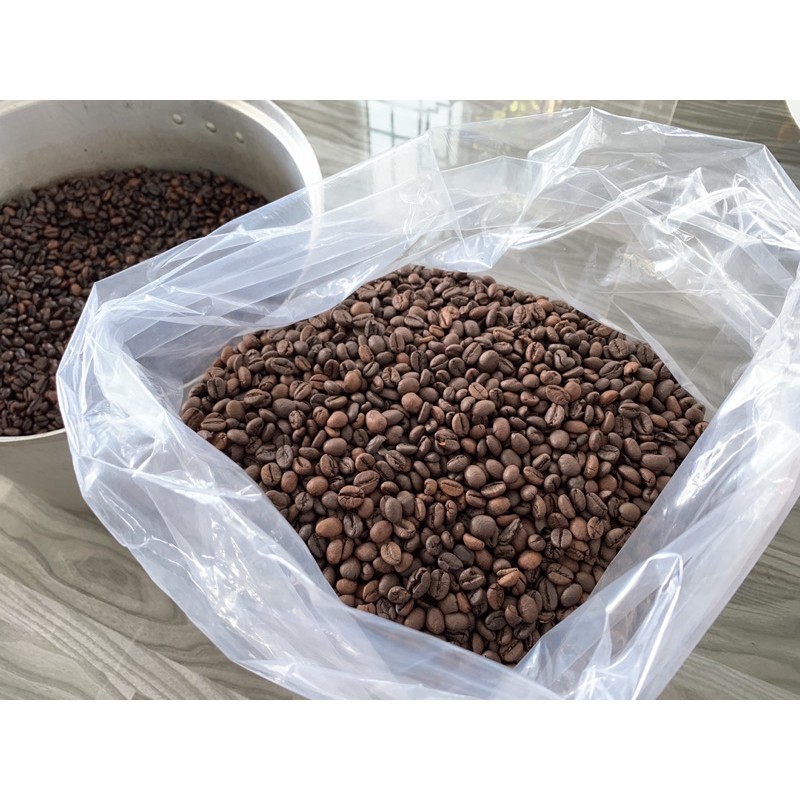 Cà phê rang xay nguyên chất, robusta 500gr