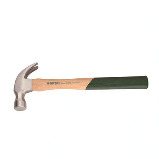 Búa nhổ đinh cán gỗ, 16oz/450g đầu búa bằng thép carbon tay cầm bằng gỗ hickory bền sata 92323