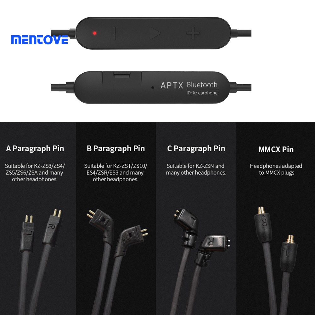 Dây Cáp Tai Nghe Bluetooth Kz 2pin / Mmcx Kz-Zs5 / Zs6 / Zsa / Zst / Zsn / Zs10