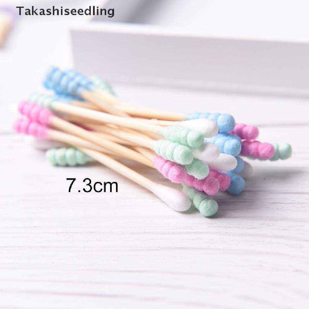 Bộ 100 Bông Cotton Hai Đầu Ngọt Ngào