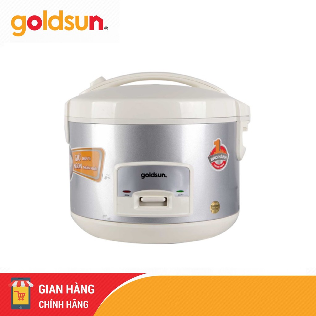 [Mã ELHADEV giảm 4% đơn 300K] Nồi cơm Goldsun CB3201 Nắp gài 1L2 Hàng chính hãng