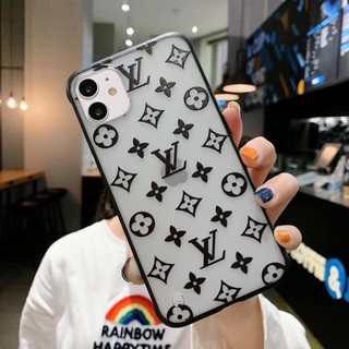 Ốp lưng iphone dio-lv viền đen 2 màu đen trắng