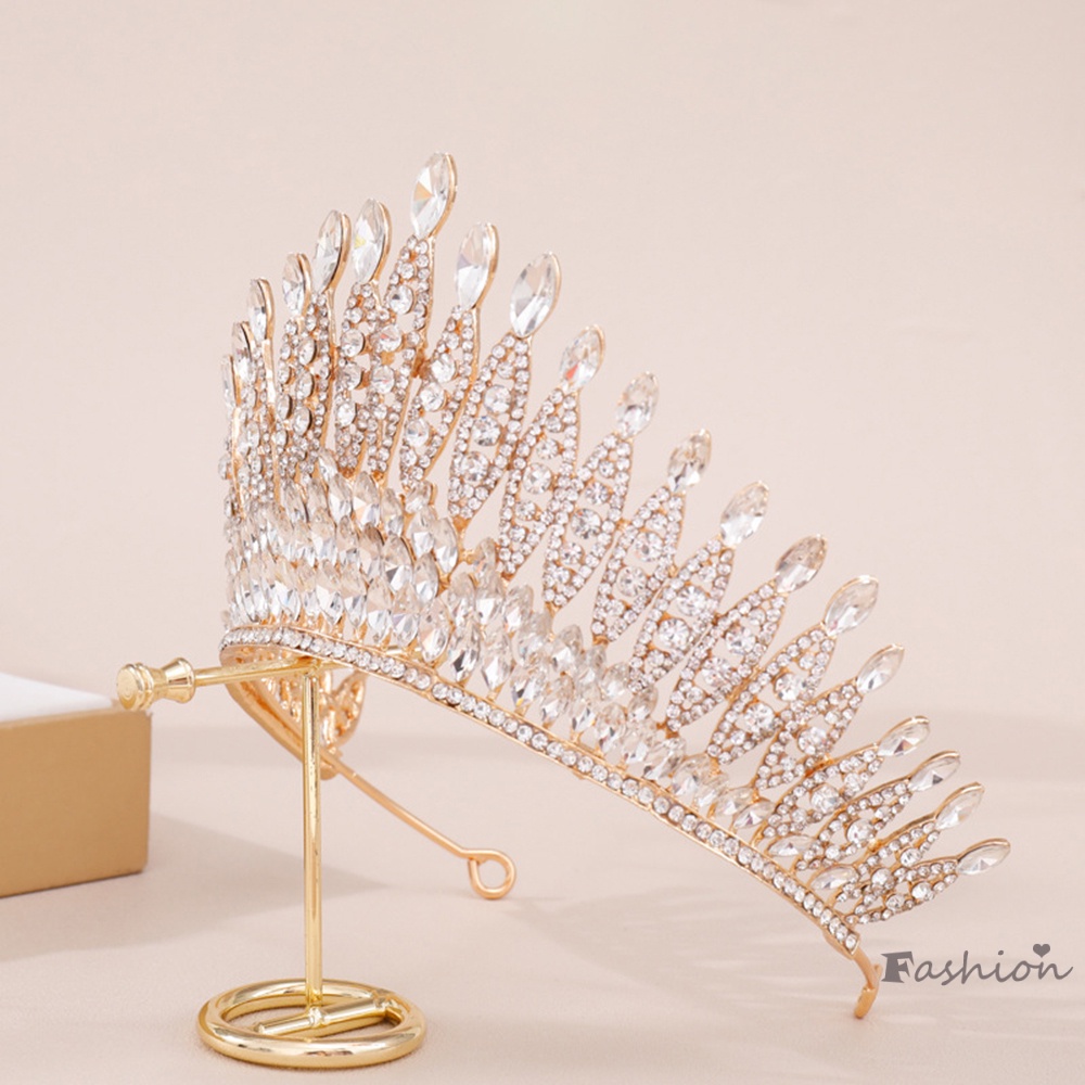 Vương Miện Đính Đá Lấp Lánh Nhiều Màu Sắc Trang Trí Sân Khấu