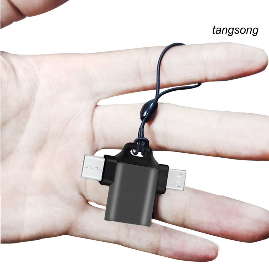 Đầu Chuyển Đổi Ts-2 Trong 1 Type-C Micro Usb Otg