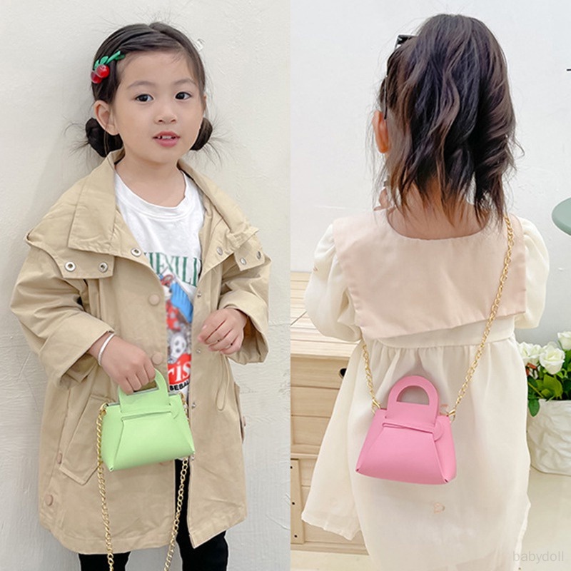 Túi Xách Đeo Vai Màu Sắc Thời Trang Mùa Thu Cho Bé