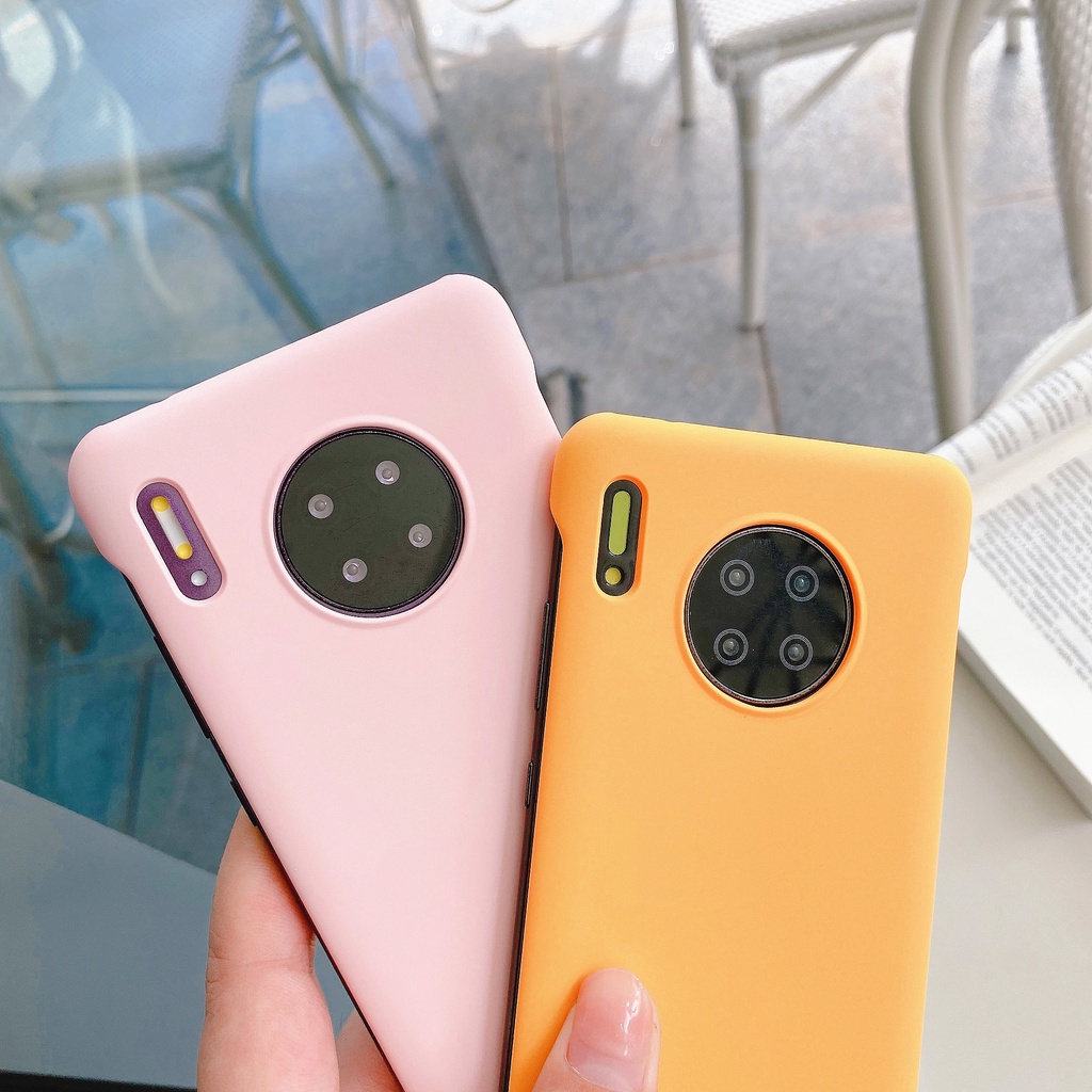 Ốp điện thoại PC cứng nhám không viền cho Xiaomi Redmi Note 7 8 9 Pro MAX 9S