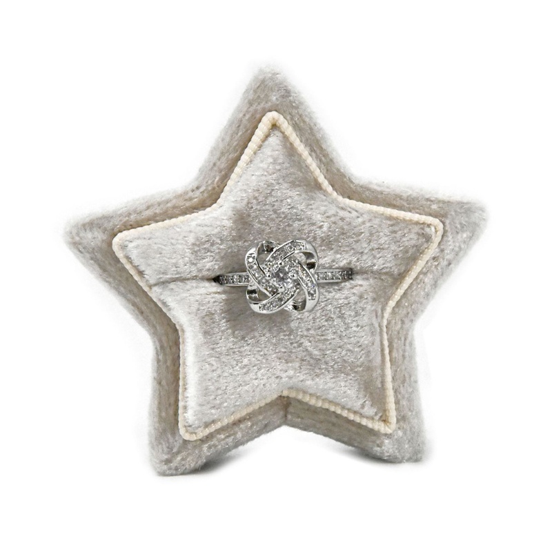 Flgo Hộp Đựng Nhẫn Cưới Hình Ngôi Sao