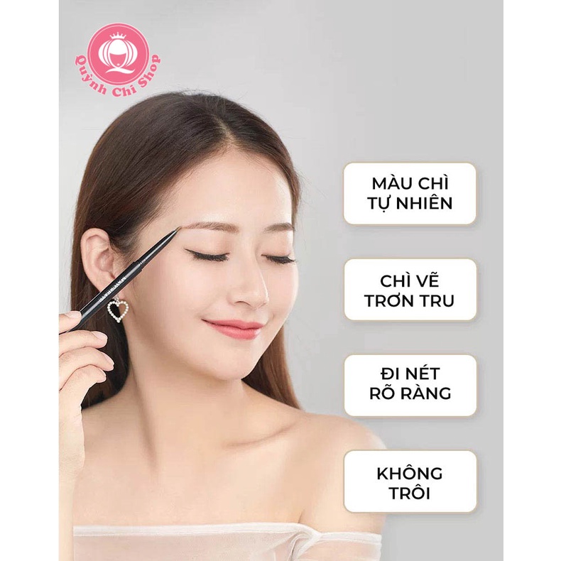 Chì kẻ mày Maycreate 2 đầu - Chống thấm nước, không trôi, màu bền – đa dạng 9 màu