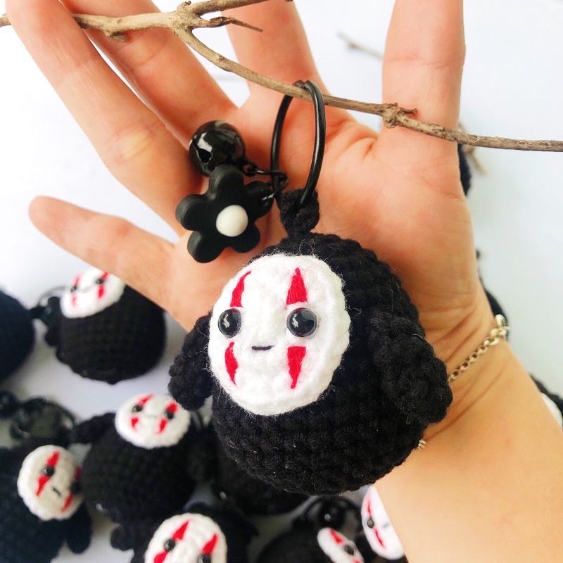 Móc Khoá Len Vô Diện Cute