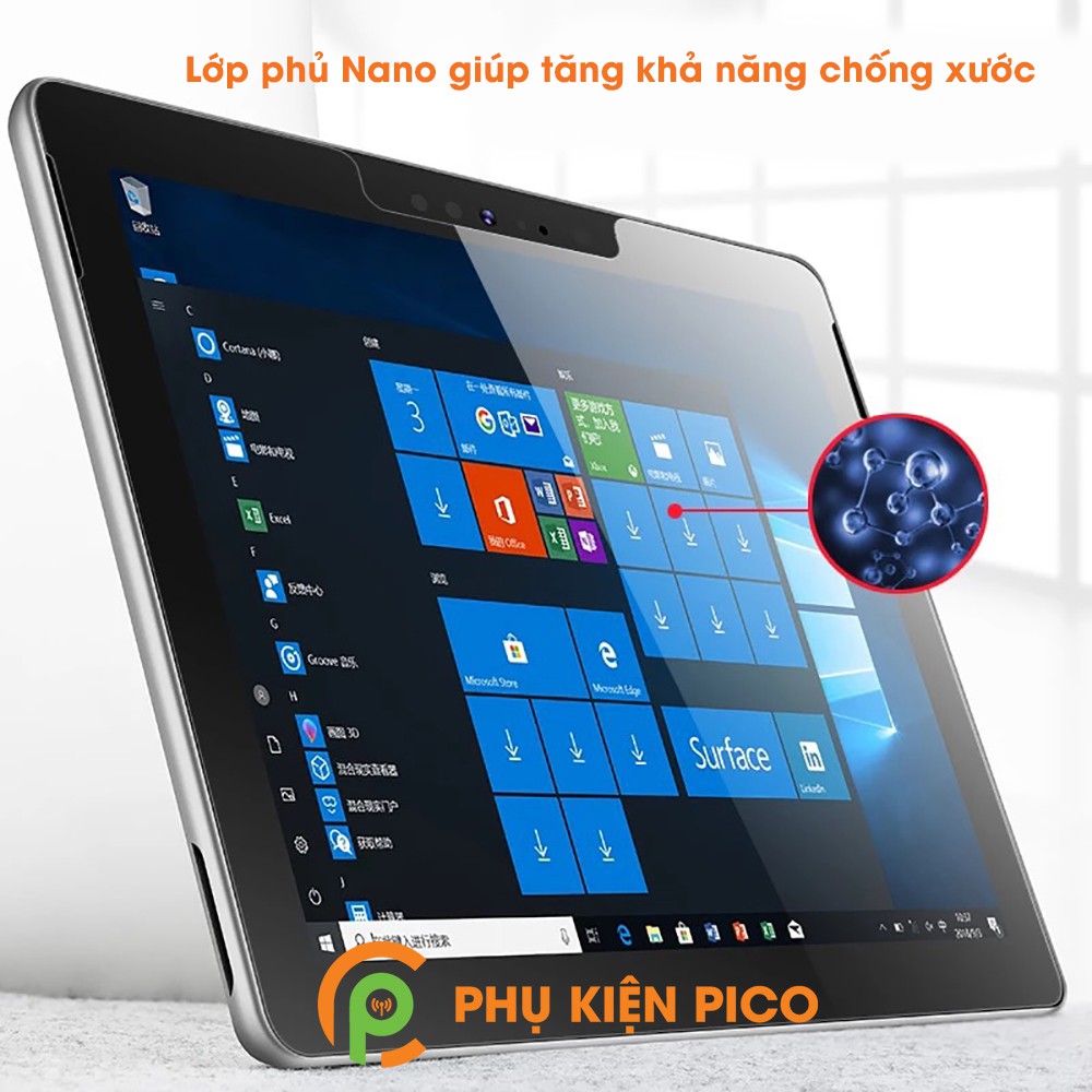 Cường lực Surface Go - Kính cường lực Microsoft Surface Go trong suốt độ cứng 9H full màn hình