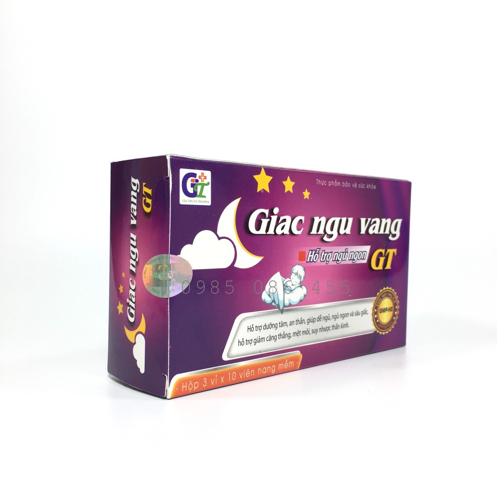 Giấc Ngủ Vàng GT - Hỗ trợ giúp ngủ ngon, dưỡng tâm an thần