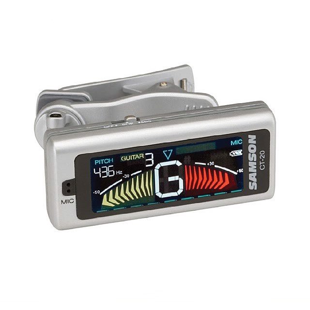 Clip-on tuner cho đàn guitar Samson CT20
