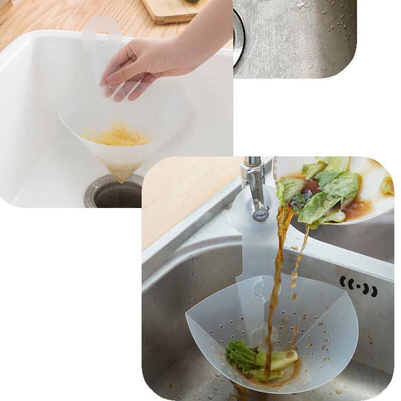 Phễu Lọc Rác Gắn Bồn Rửa Chén Gấp Gọn