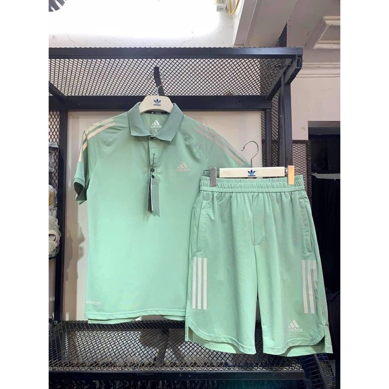 Bộ thể thao nam sọc có cổ | BigBuy360 - bigbuy360.vn