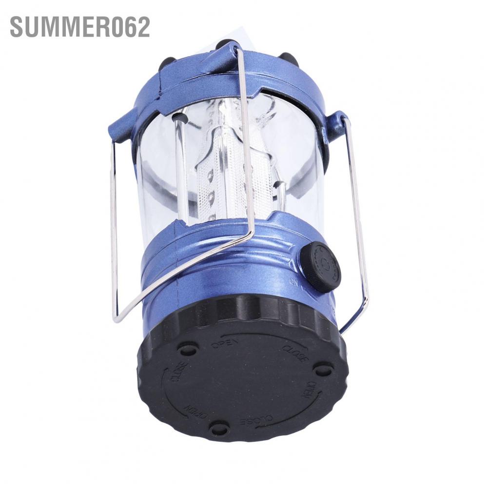 Đèn pin cắm trại chiếu sáng ngoài trời 12 đèn LED di động có tay cầm