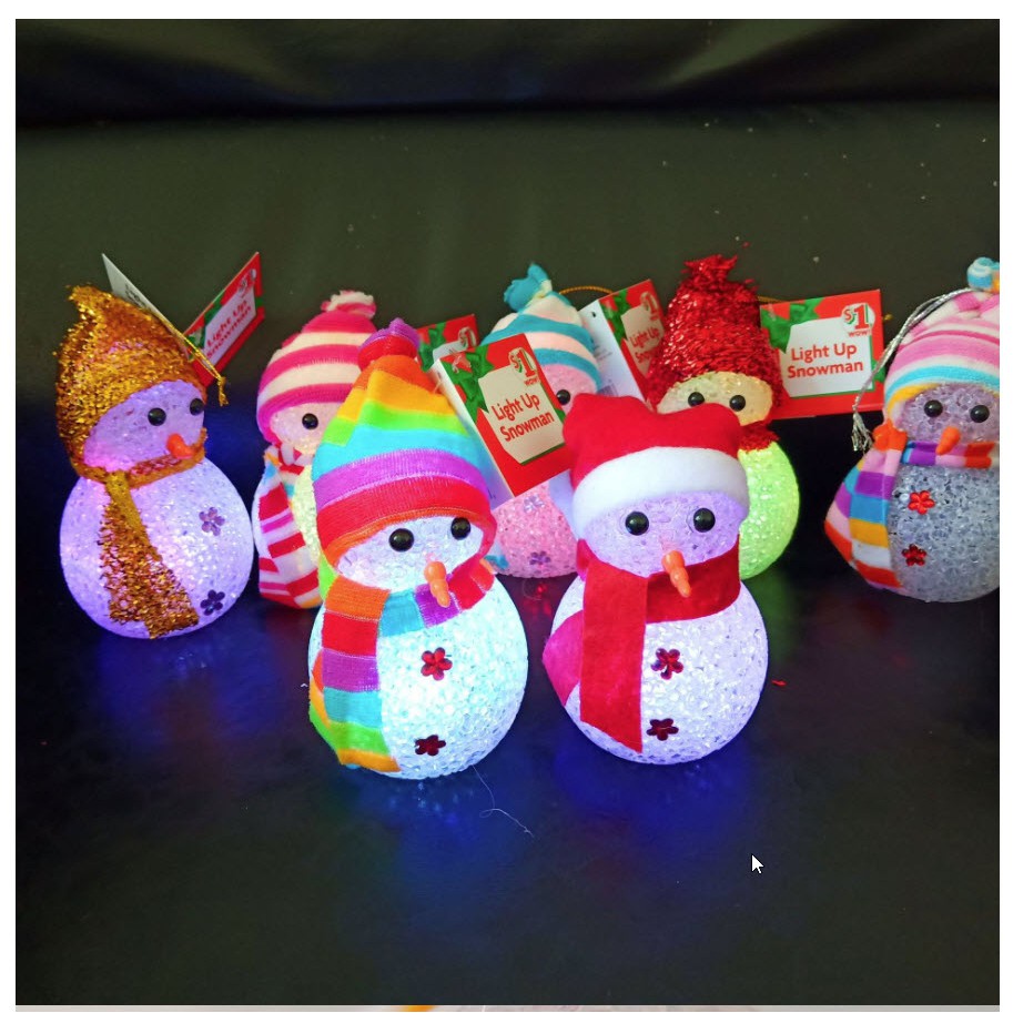 [HCM] Đèn người tuyết đèn LED trang trí cây thông Noel