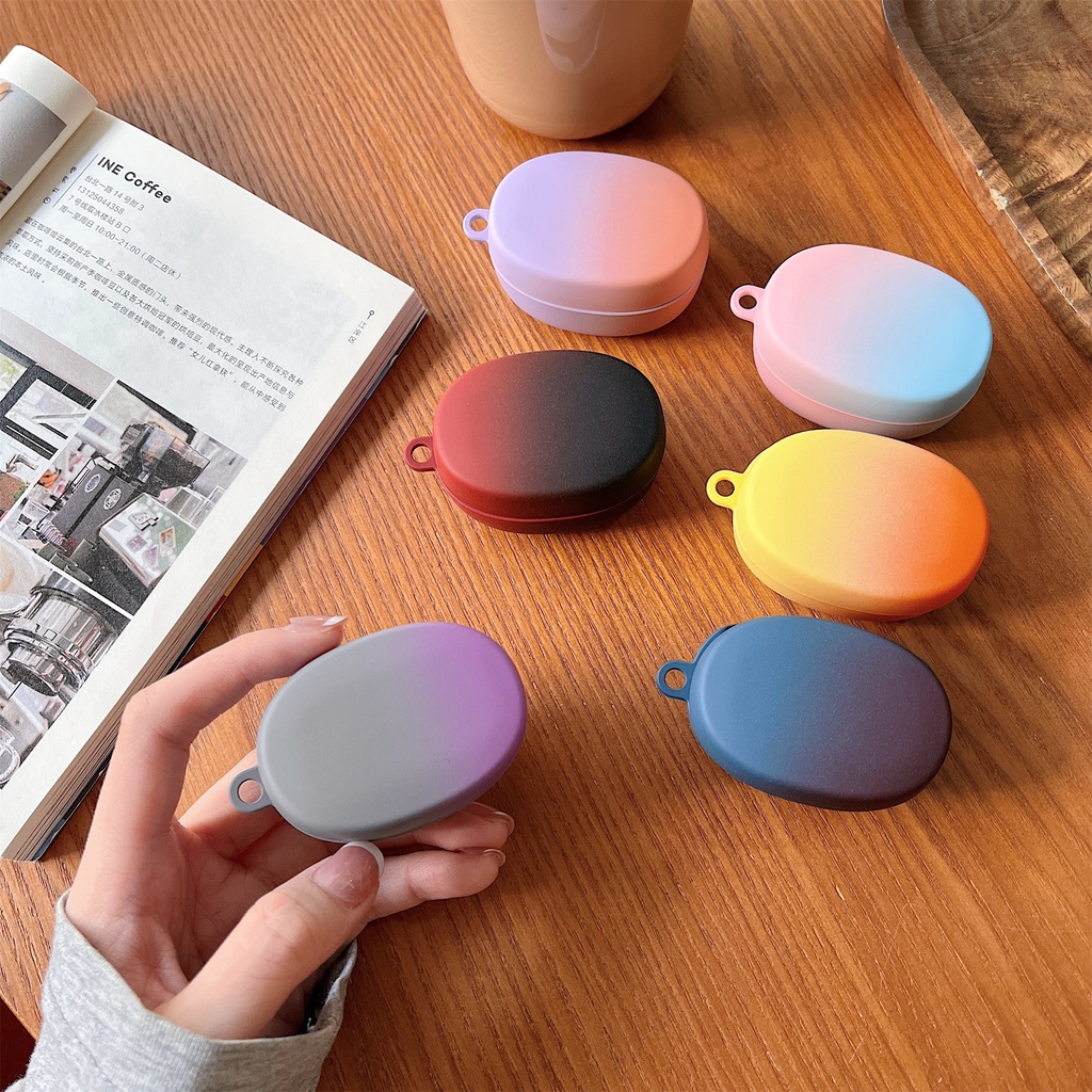 Vỏ Bảo Vệ Hộp Sạc Tai Nghe Bluetooth Không Dây Baseus Bowie E2 Màu Gradient Thời Trang Chống Sốc