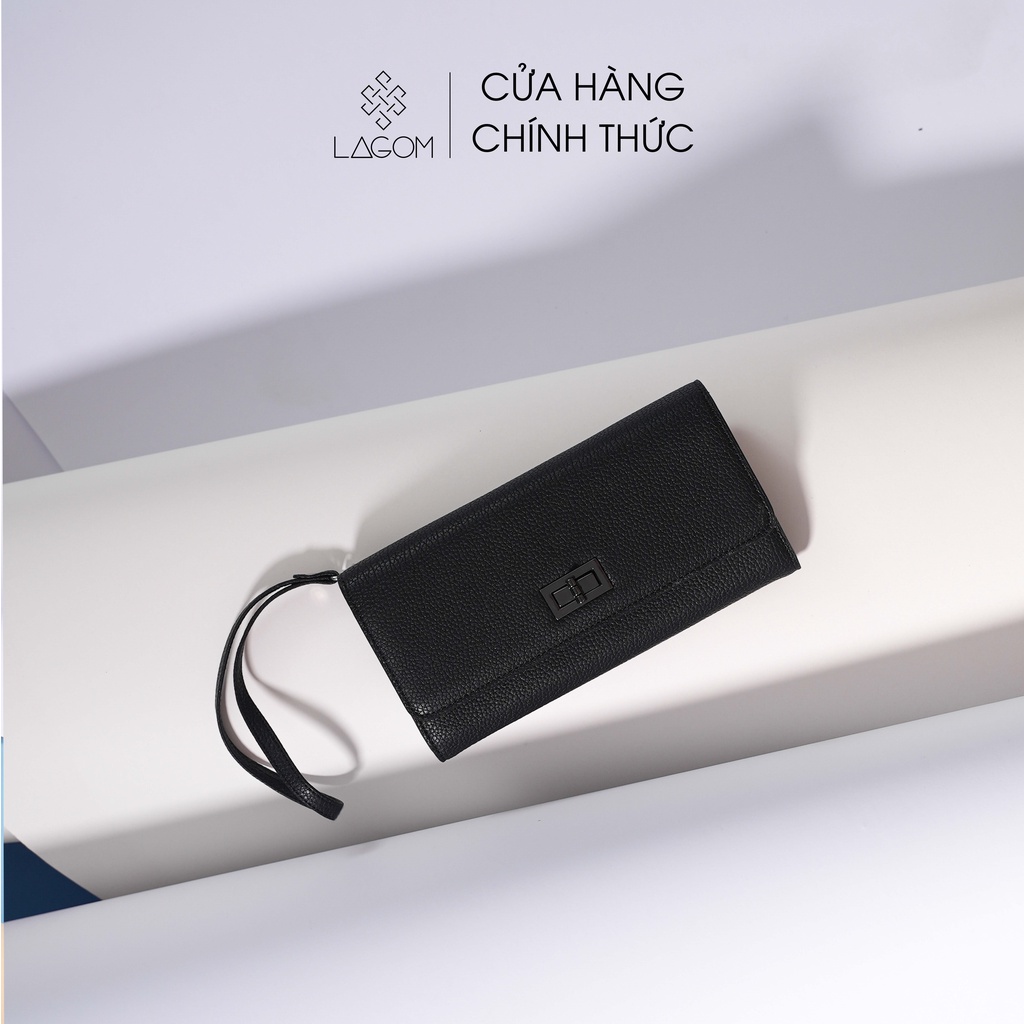 Ví nữ dáng dài da thật LAGOM - Togo Clutch - có móc đeo cổ tay