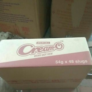 Thùng bánh cream ở(54gr x 48 gói)
