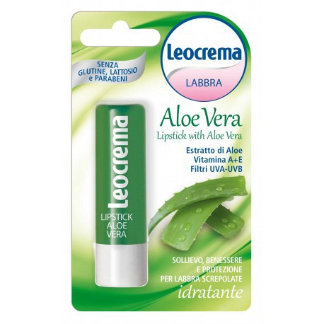 SON DƯỠNG LEOCREMA HƯƠNG LÔ HỘI ALOE VERA KHÔNG MÀU 5,5ML