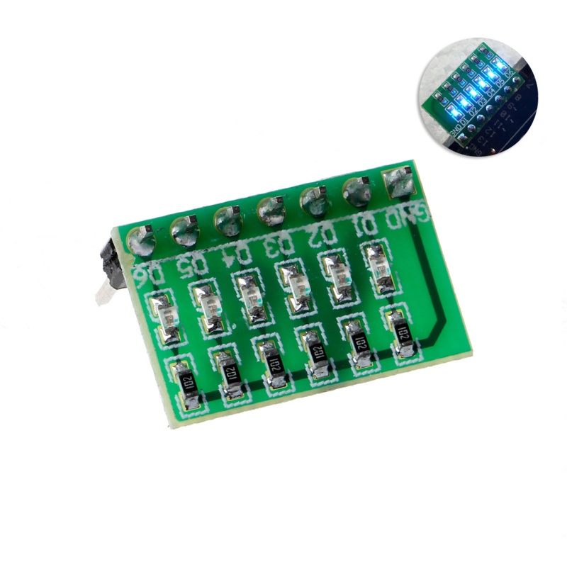 Bảng Mạch Đèn LED Nhiều Màu DC 3-12V 6 Bit Cho DUE MEGA2560