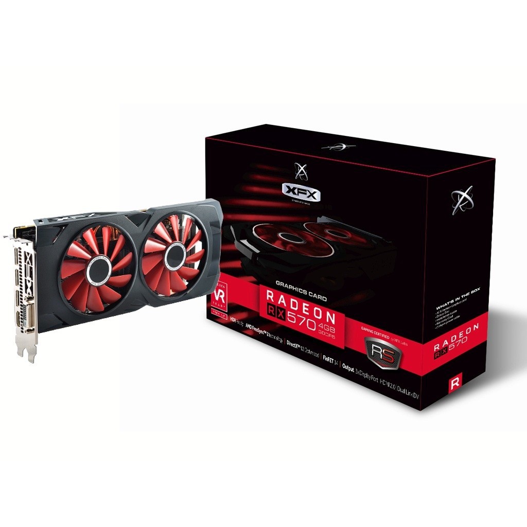 Card đồ họa XFX Radeon RX 570 RS XXX Edition 4GB GDDR5 256-bit PCI-E 3.0