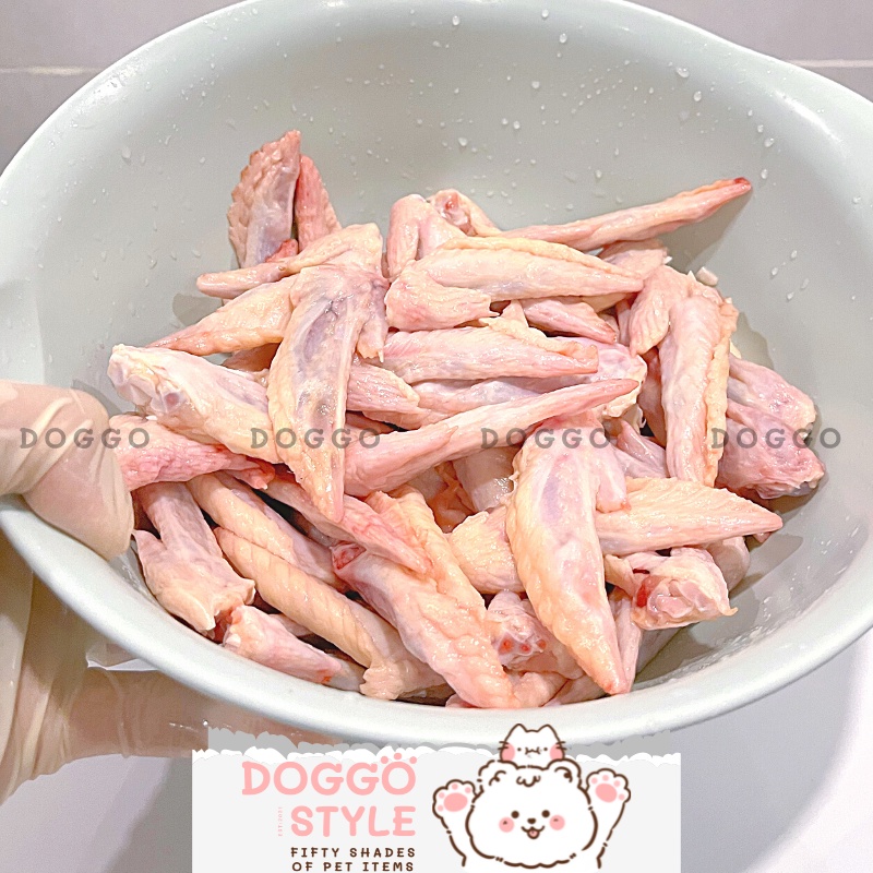 Treat Bánh Thưởng Cho Chó Chóp Cánh Gà Sấy Khô DOGGO Homemade Không Chất Bảo Quản 50G 100G Thức Ăn Cho Chó Thú Cưng
