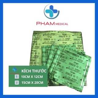 ✅ urgotul ag/silver 1 miếng - gạc chống dính tẩm bạc nhanh lành vết thương nhiễm trùng