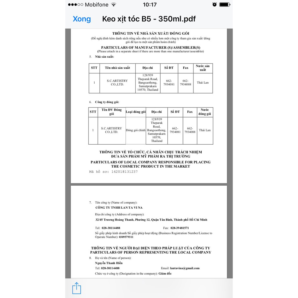 LOLANE - KEO TẠO KIỂU TÓC 350ML
