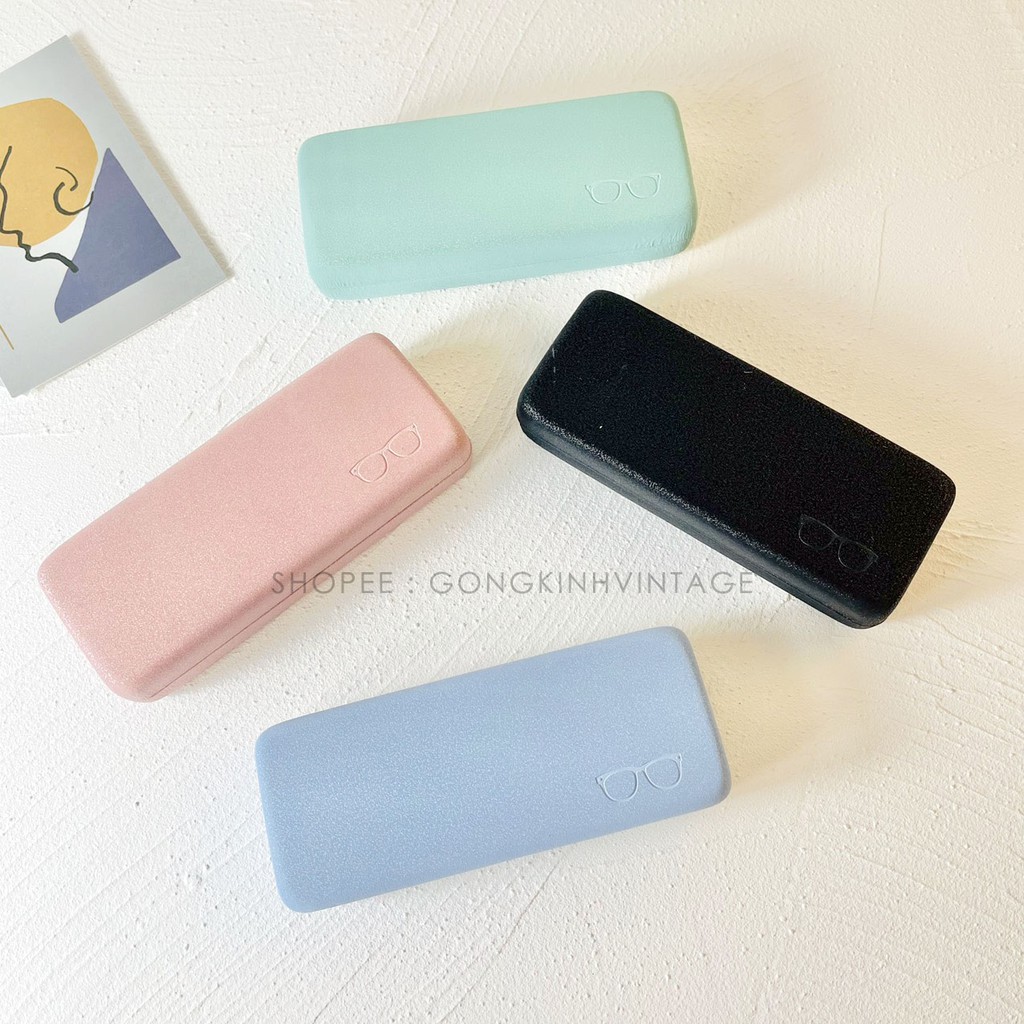 Hộp đựng kính cao cấp, dễ thương nhiều màu Fiveminutes siêu chắc chắn , tone màu pastel HOT 2021 | BigBuy360 - bigbuy360.vn