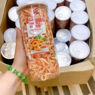 Mực xé sợi hấp nước cốt dừa