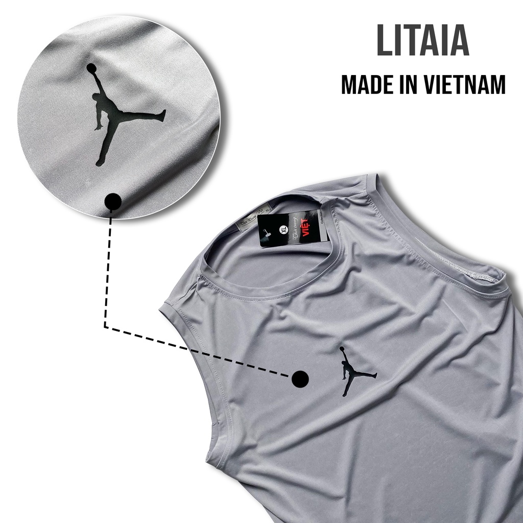 Áo ba lỗ tanktop áo sát nách thể Thao Nam 6 màu bóng rổ