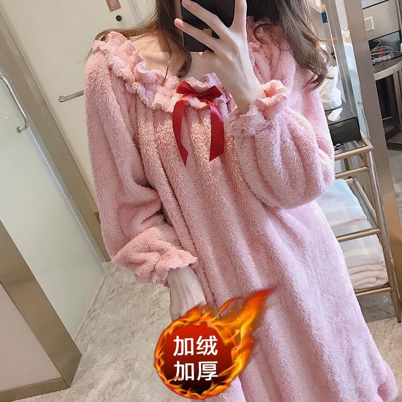 Váy ngủ bông siêu ấm