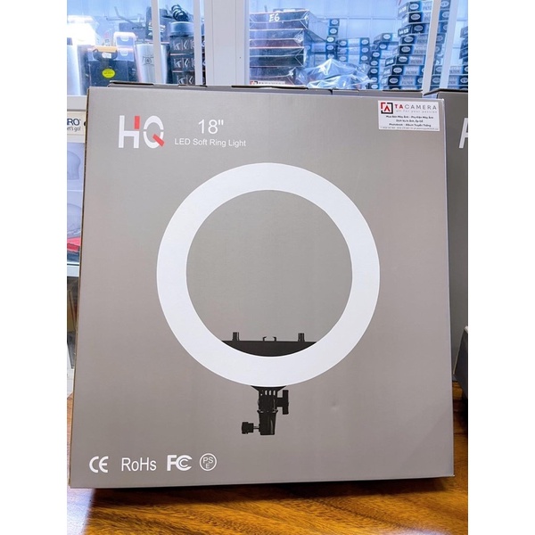 Đèn LED Ring Livestream HQ-18 (45cm) - Tặng kèm chân đèn