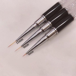 Cọ râu cán đá, cọ vẽ nét nail siêu thẳng