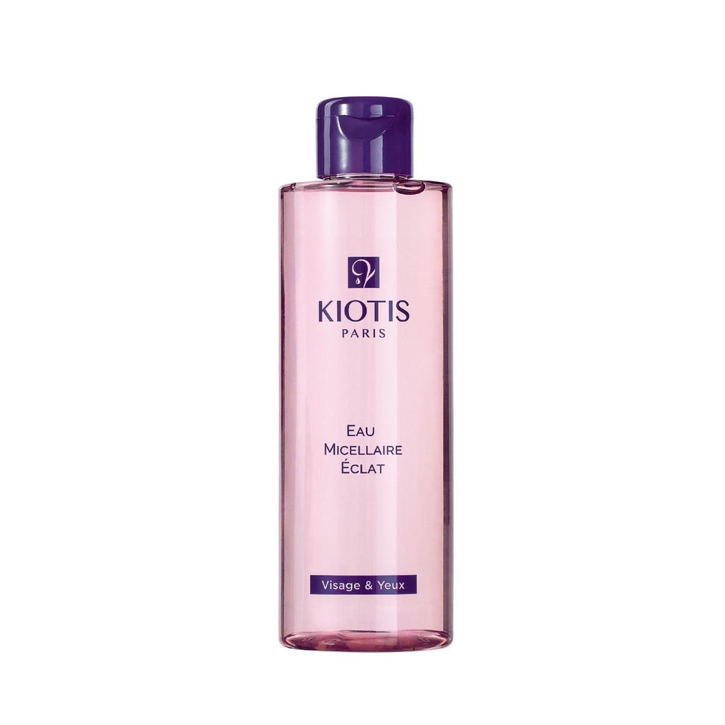 Nước rửa mặt tẩy trang cho da nhạy cảm Kiotis Paris eau micellaire eclat 200ml- hạn 11/2022